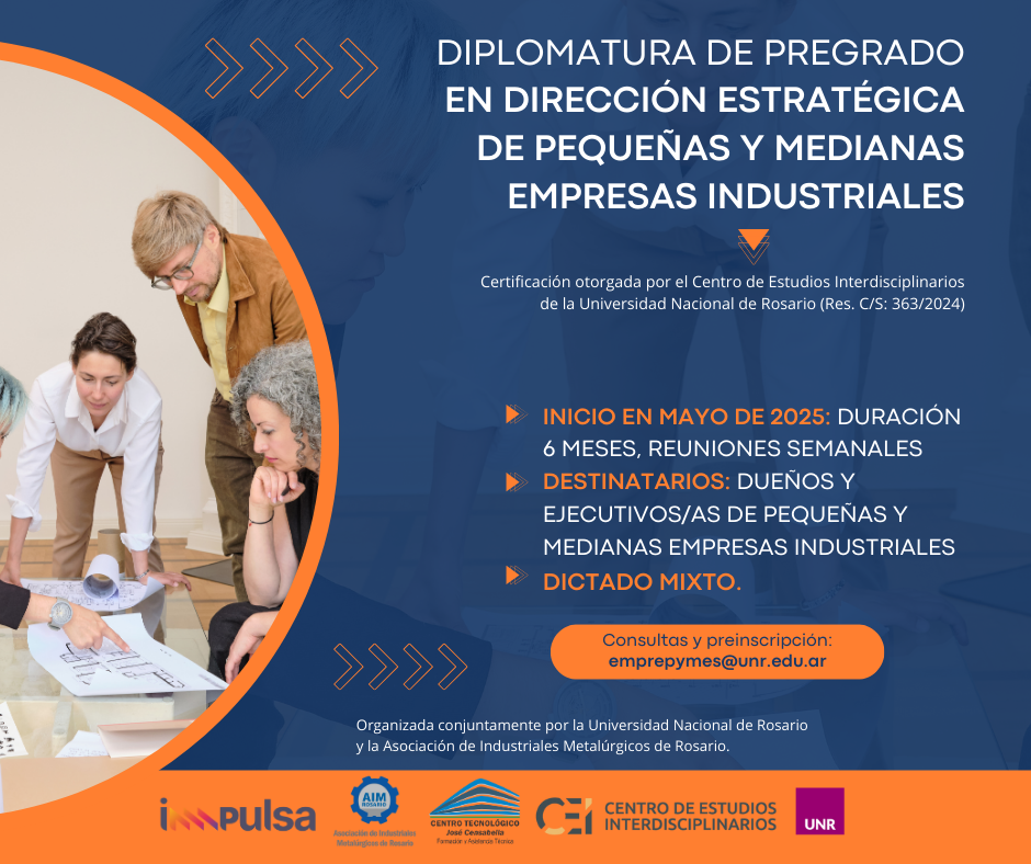 Diplomatura de Pregrado en Dirección Estratégica de Pequeñas y Medianas Empresas Industriales.